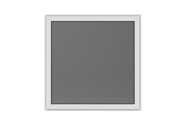 Kunststof vast glas 1 vak